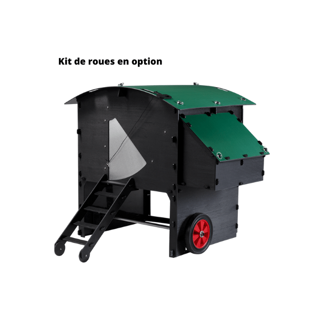 Poulailler iglou-écodesign sur pieds en plastique recyclé impérissable Poulailler iglou-écodesign sur pieds en plastique recyclé impérissable