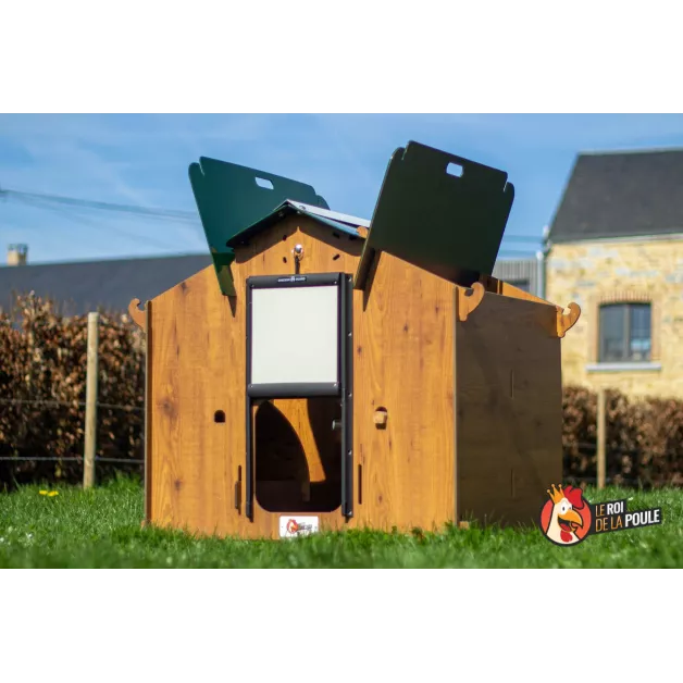 Poulailler en HPL haute qualité anti poux rouges Poulailler en HPL haute qualité anti poux rouges