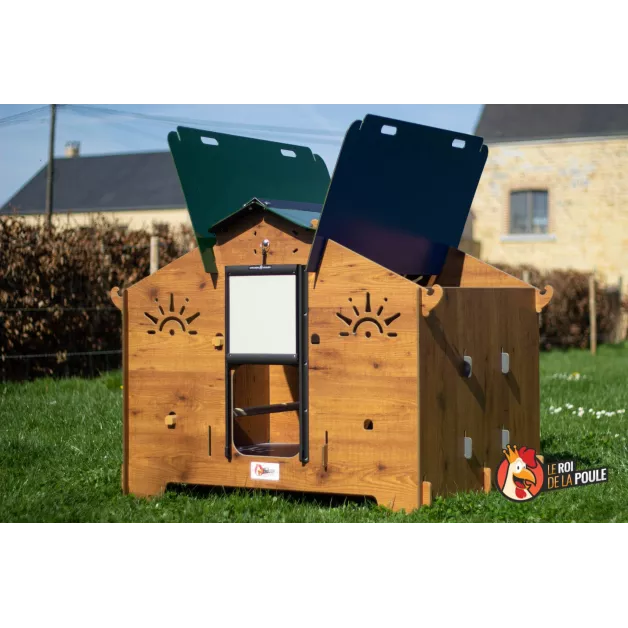 Poulailler en HPL haute qualité anti poux rouges Poulailler en HPL haute qualité anti poux rouges