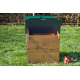 Pack famille ZEN poulailler HPL + enclos + abreuv + trémie + aliments pour 3 poules
