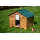 Pack famille ZEN poulailler HPL + enclos + abreuv + trémie + aliments pour 3 poules