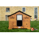 Pack famille ZEN poulailler HPL + enclos + abreuv + trémie + aliments pour 3 poules