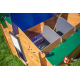 Pack famille ZEN poulailler HPL + enclos + abreuv + trémie + aliments pour 3 poules