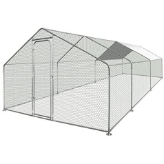 Grand enclos pour poules et autres volailles de 12 m²