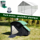 Pack enclos poulailler plastique