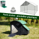 Pack enclos poulailler plastique