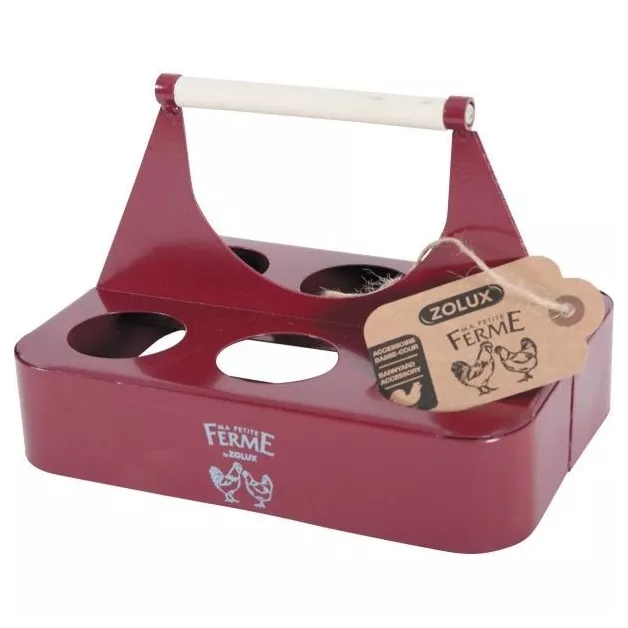 Porte oeufs en métal 