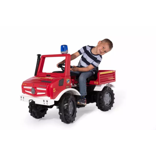 Unimog à pédales pour les enfants des 3 à 8 ans RollY Toys  Unimog à pédales pour les enfants des 3 à 8 ans RollY Toys