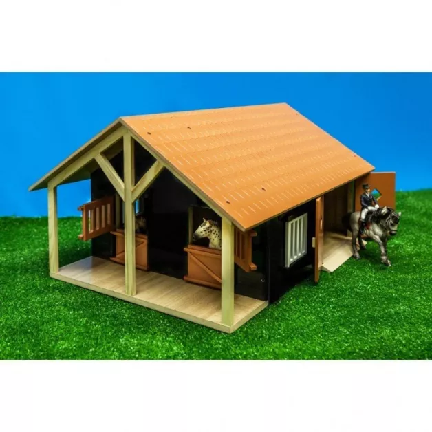 Ecurie avec boxes pour chevaux jouet Kids Globe Farming Ecurie avec boxes pour chevaux jouet Kids Globe Farming