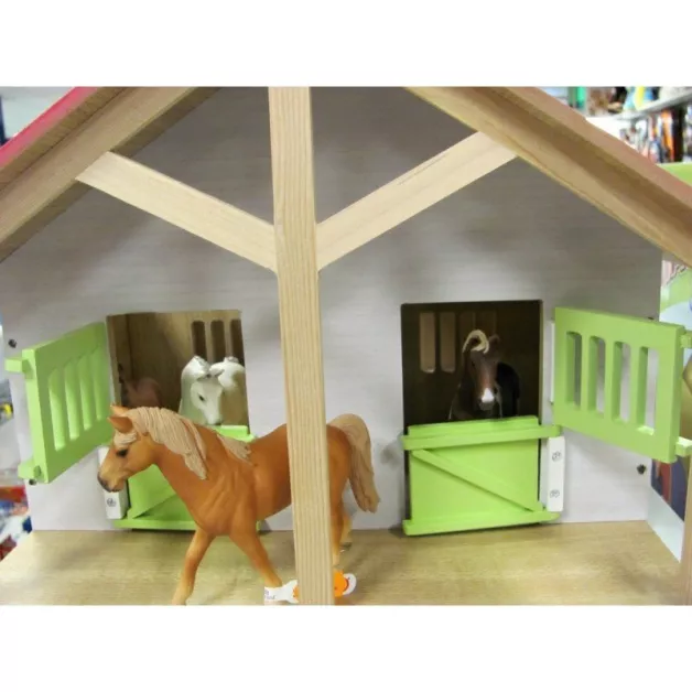 Ecurie avec boxes pour chevaux jouet Kids Globe Farming Ecurie avec boxes pour chevaux jouet Kids Globe Farming