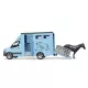 Camion Mercedes Sprinter transport cheval jouet Bruder 0253