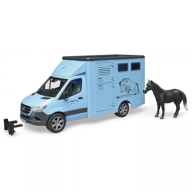Camion Mercedes Sprinter transport cheval jouet Bruder 0253