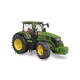 Tracteur jouet Bruder John Deere 7930 avec chargeur et remorque vert et jaune 03055