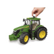 Tracteur jouet Bruder John Deere 7930 avec chargeur et remorque vert et jaune 03055