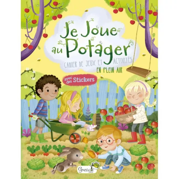 Cahier de jeux et d'activités en plein air avec stickers