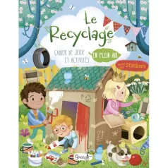 Cahier de jeux et d'activités en plein air avec stickers