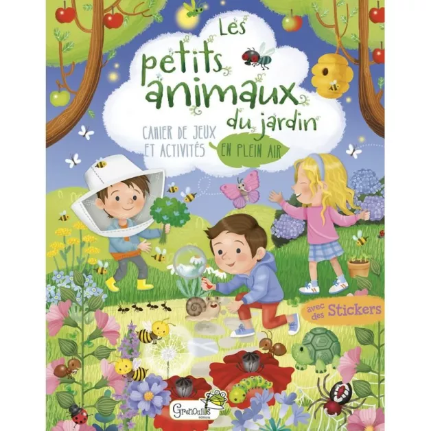 Cahier de jeux et d'activités en plein air avec stickers