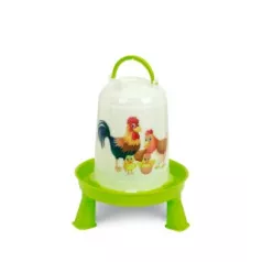 Abreuvoir en plastique sur pieds avec dessin 5 litres