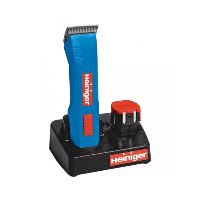 Tondeuses pour chien Heiniger modèle Saphir 1 accu, Saphir Cord avec câble 220 Volts et tondeuse Opal 1 et 2 accus