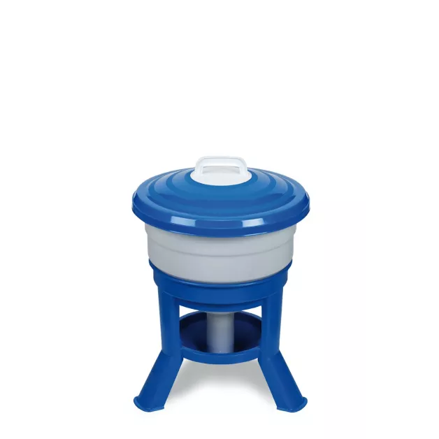 Pack mangeoire et abreuvoir 30 litres pour poules  Pack mangeoire et abreuvoir 30 litres pour poules