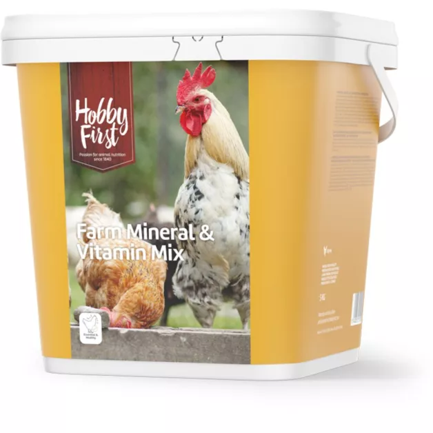 Aliments minéraux et vitamines pour poules Hobby first