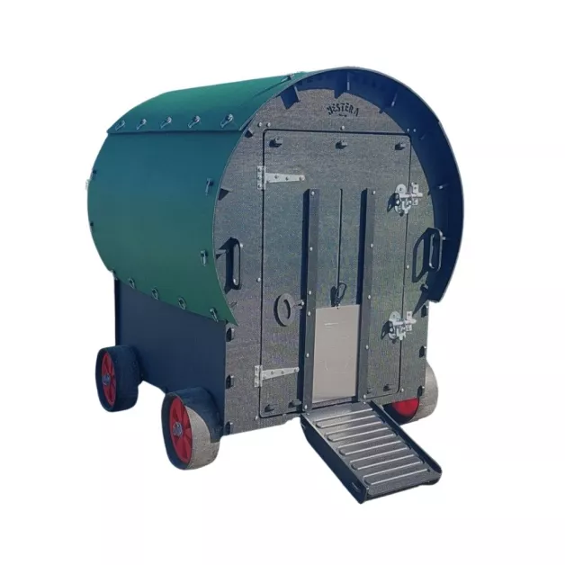 Poulailler iglou-écodesign sur pieds en plastique recyclé impérissable Poulailler iglou-écodesign sur pieds en plastique recyclé impérissable