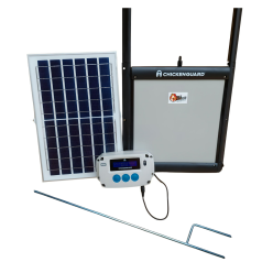 Kit portier automatique pour poulailler solaire Chickengard Pro, une innovation du Roi de la poule