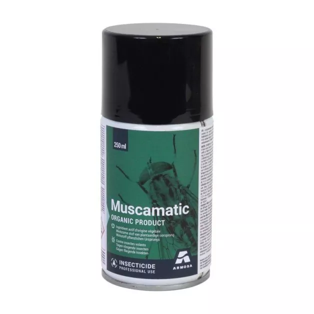 Bombe insecticide Muscamatic au pyrèthre naturel bio 