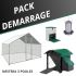 Pack poulailler et enclos : Modèle:En plastique recyclé