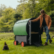 Poulailler iglou-écodesign sur pieds en plastique recyclé impérissable