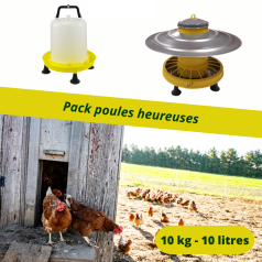 Mangeoire poule Snack Roller recyclée - Chemin des Poulaillers