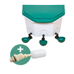 Abreuvoir AviAqua 8L à suspendre + 3 godets / pipettes Abreuvoir AviAqua 8L à suspendre + 3 godets / pipettes