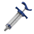 Seringue en plexiglas Cryofarm : Capacité:30 ml