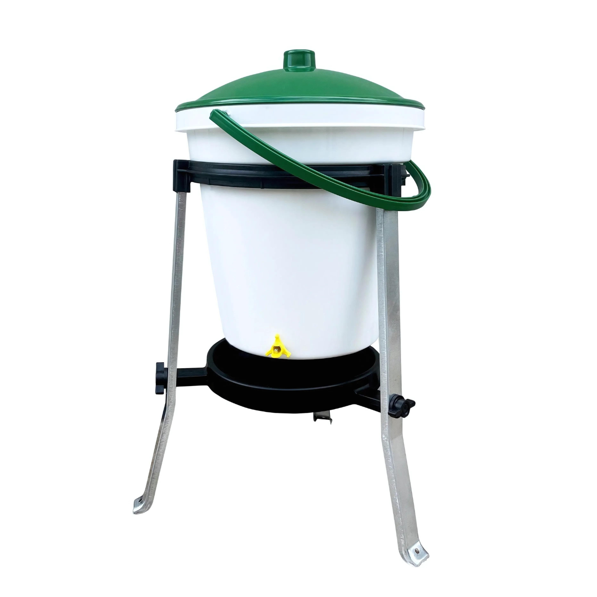 Abreuvoir Suspendu à Pipettes Pour Volailles – 12 Litres, Stable, Facile à Nettoyer – Pour Poules, Canards, Cailles, Dindes