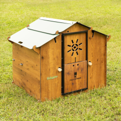 Poulailler en HPL haute qualité anti poux rouges