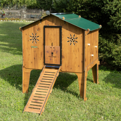 Poulailler en HPL haute qualité anti poux rouges