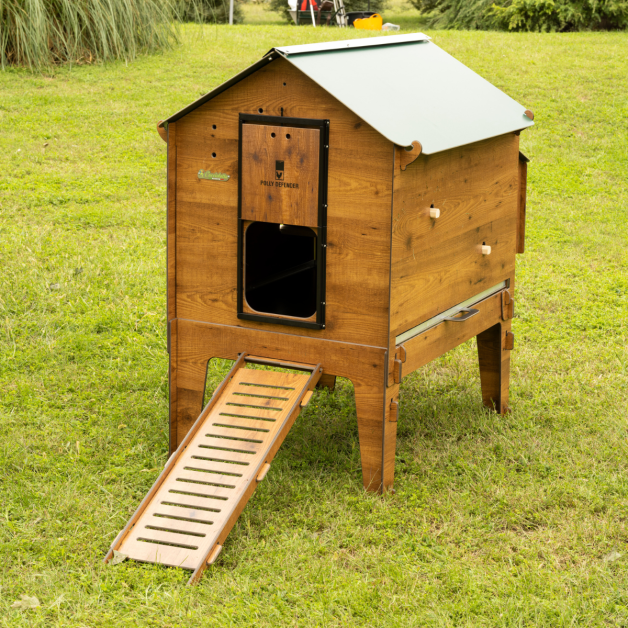 PILOTIS POUR POULAILLER EN HPL AVEC TIROIR