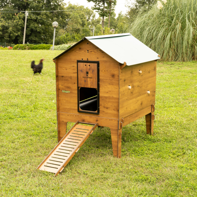 PILOTIS POUR POULAILLER EN HPL AVEC TIROIR