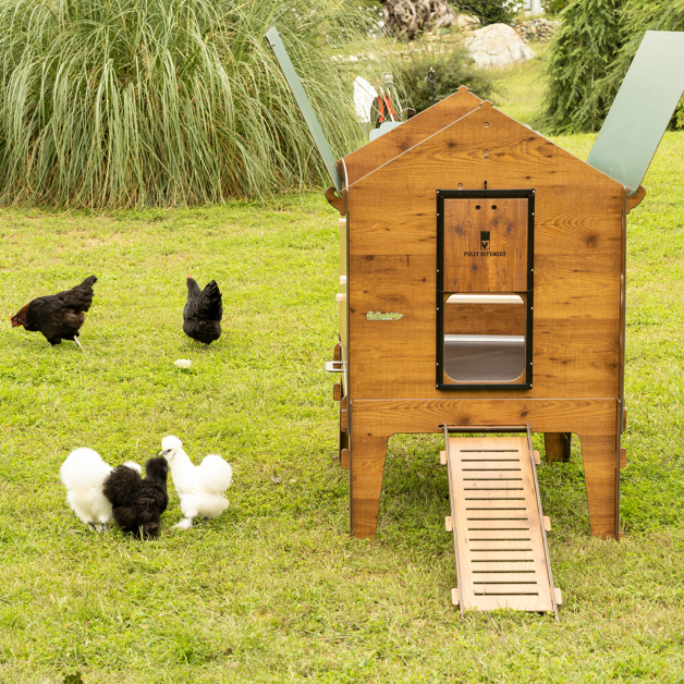 PILOTIS POUR POULAILLER EN HPL AVEC TIROIR