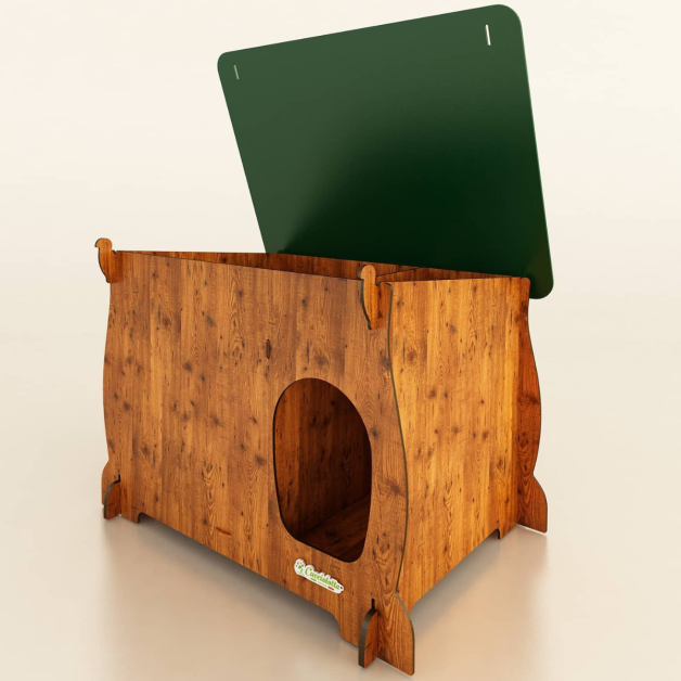 Clapier pour lapins et petits rongeurs Rabby en HPL