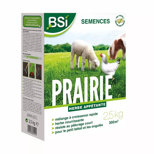 Semences gazon prairie pour poulailler BSI 2.5 kg