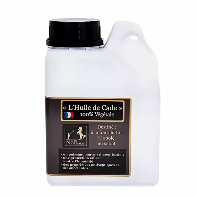 Huile de cade vraie 100 % végétale contre la gale et les poux rouges des poules