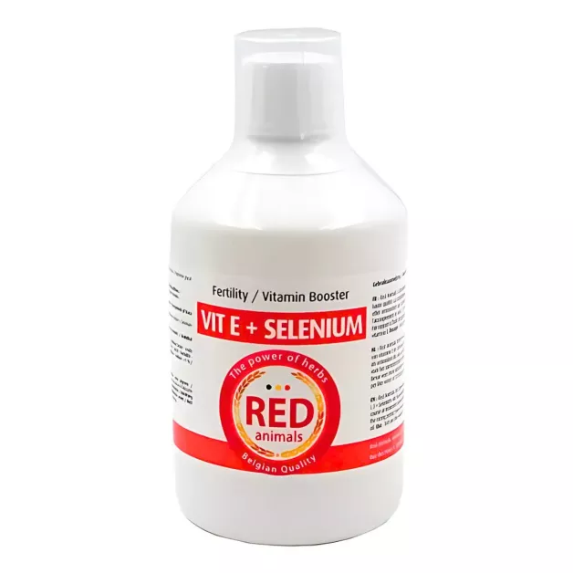Complément alimentaire fertilité Vit E + selenium Red Animals 500 ml 