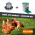 Pack trémie anti-nuisibles + abreuvoir inox : Capacité:8 kg et 8 litres