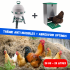 Pack trémie Anti nuisibles 20 kg + Abreuvoir OPTIMUS 25 Litres