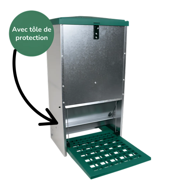 Tôle de protection pour trémie