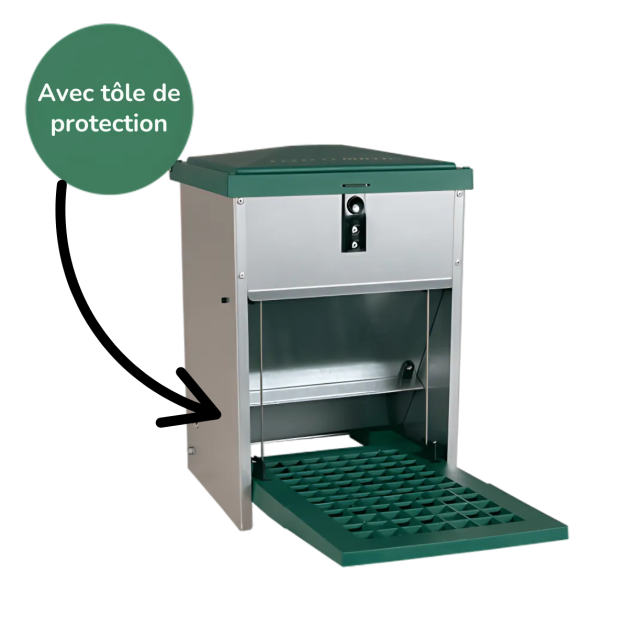 Tôle de protection pour trémie