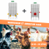 Pack nourrisseur et abreuvoir GAUN : Capacité:30 kg et 30 litres