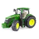 Tracteur jouet Bruder John Deere 7930 avec chargeur et remorque vert et jaune 03055