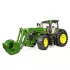 Tracteur Bruder John Deere 7R 350 vert et jaune : Modèle:Tracteur avec chargeur